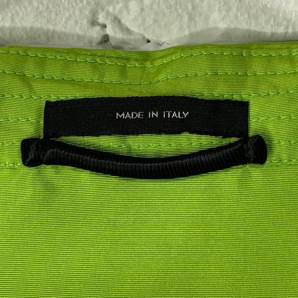 TOM FORD Silk Faille Shell Hooded Blouson Jacket Size 48 Green - Picture 6 of 10